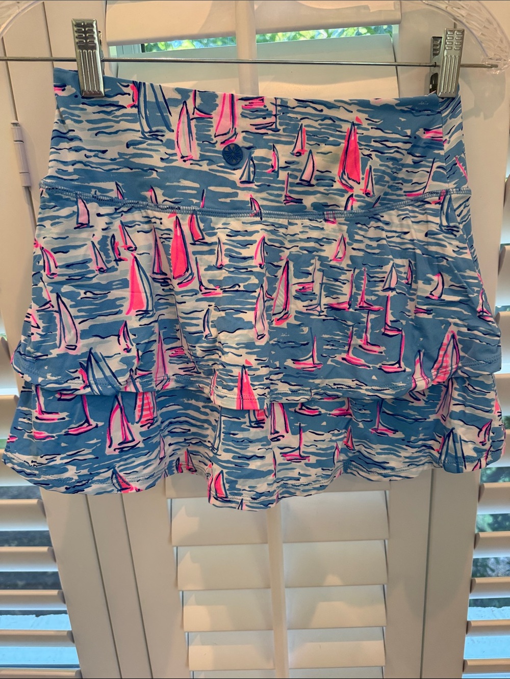 Lilly Pulitzer Luxletic Adlai Skort in Boatylicious - Picture 3 of 3